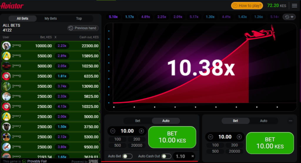 Automatic node Bet in Aviator Pin up